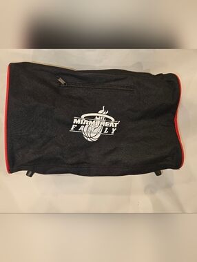 Miami Heat Family Black & Red Duffel Bag